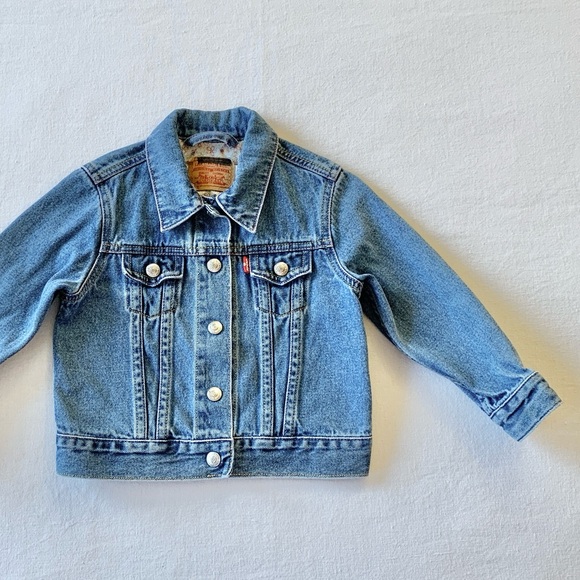Levi's Other - Levi’s 2003 Y2K Vintage Red Tab Blue Jean 100% Cotton Girls Denim Jacket 4T